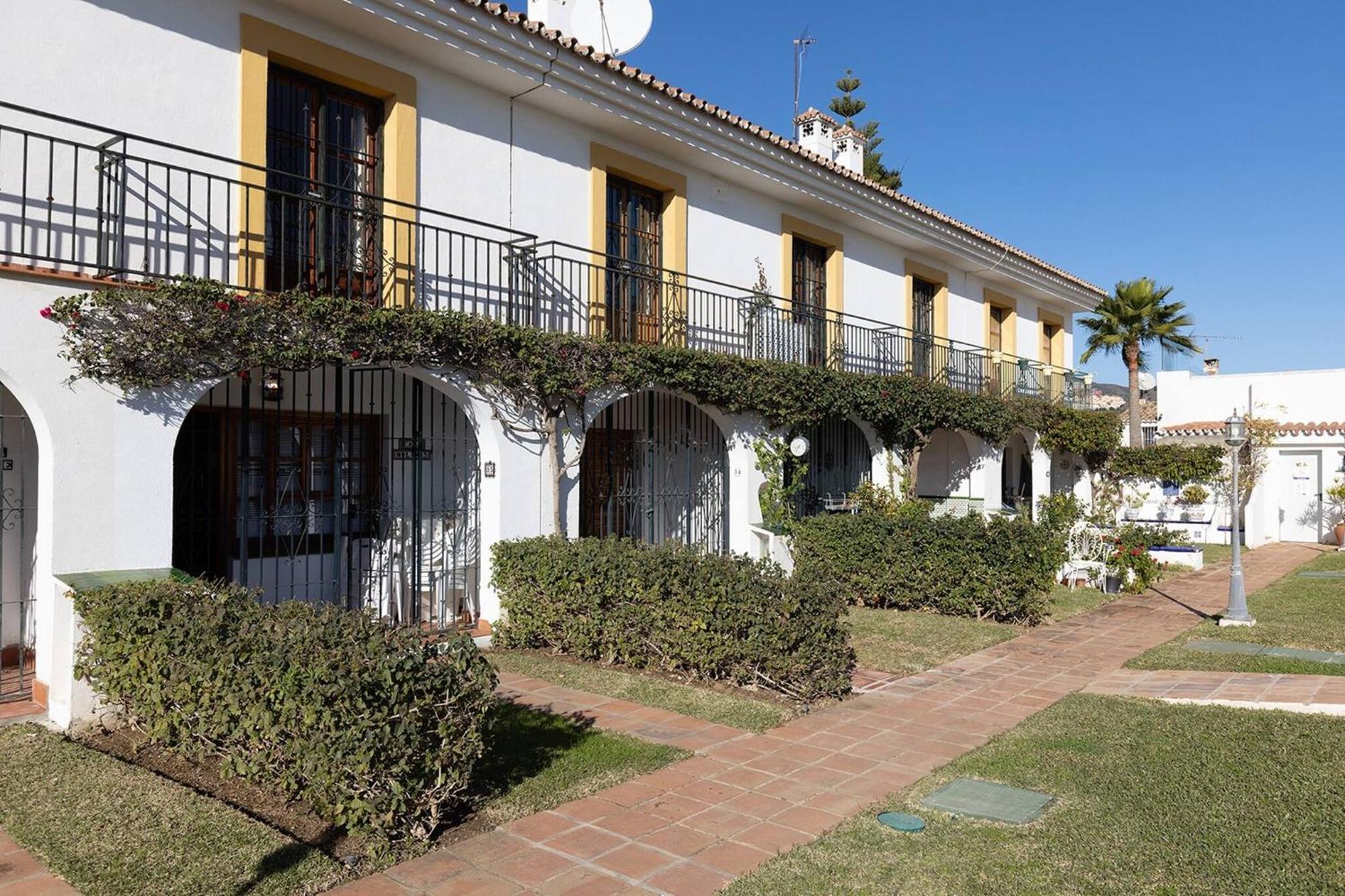 042 Classic 2 Bed Andalusian Townhouse 500M From Beach Mijas Εξωτερικό φωτογραφία